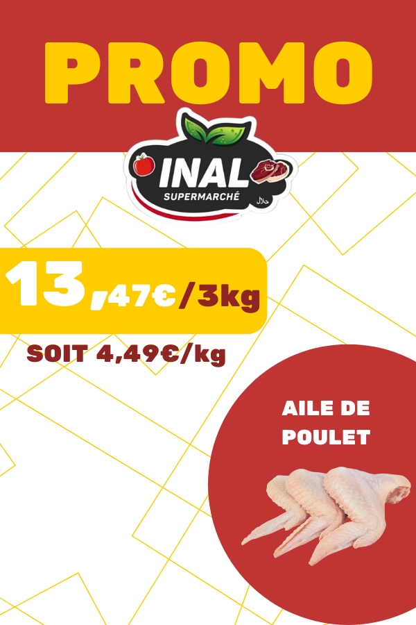 Promotion boucherie poulet halal