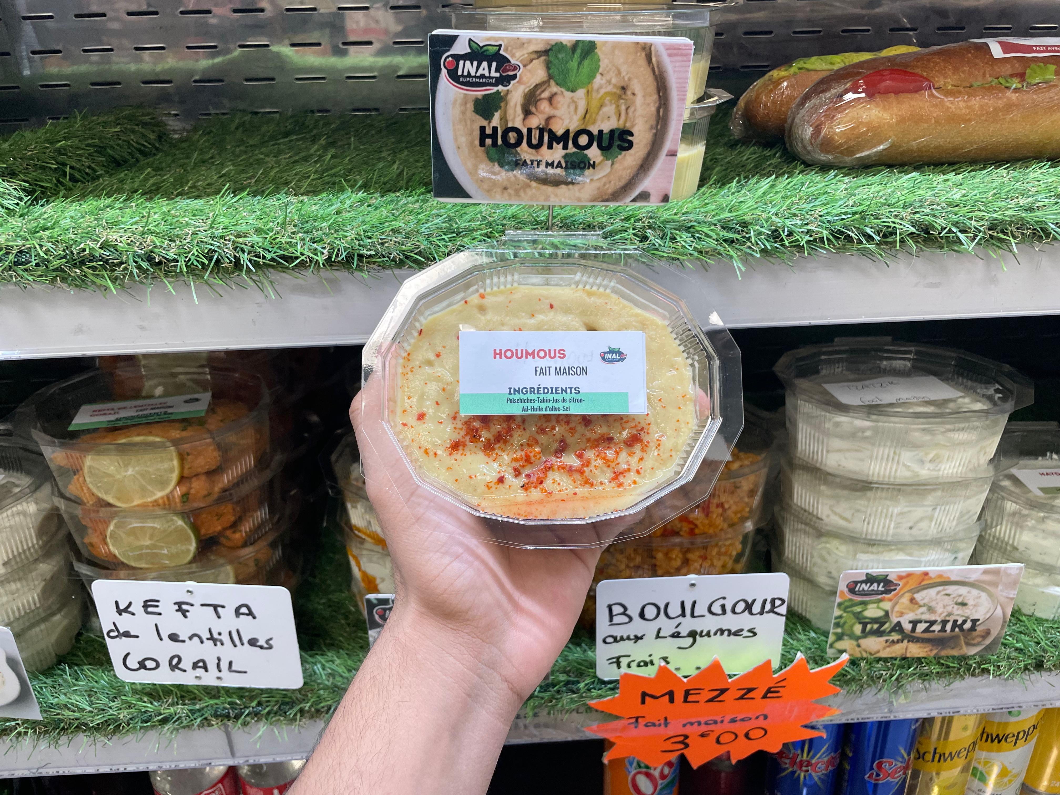 Houmous maison pois chiches crémeux