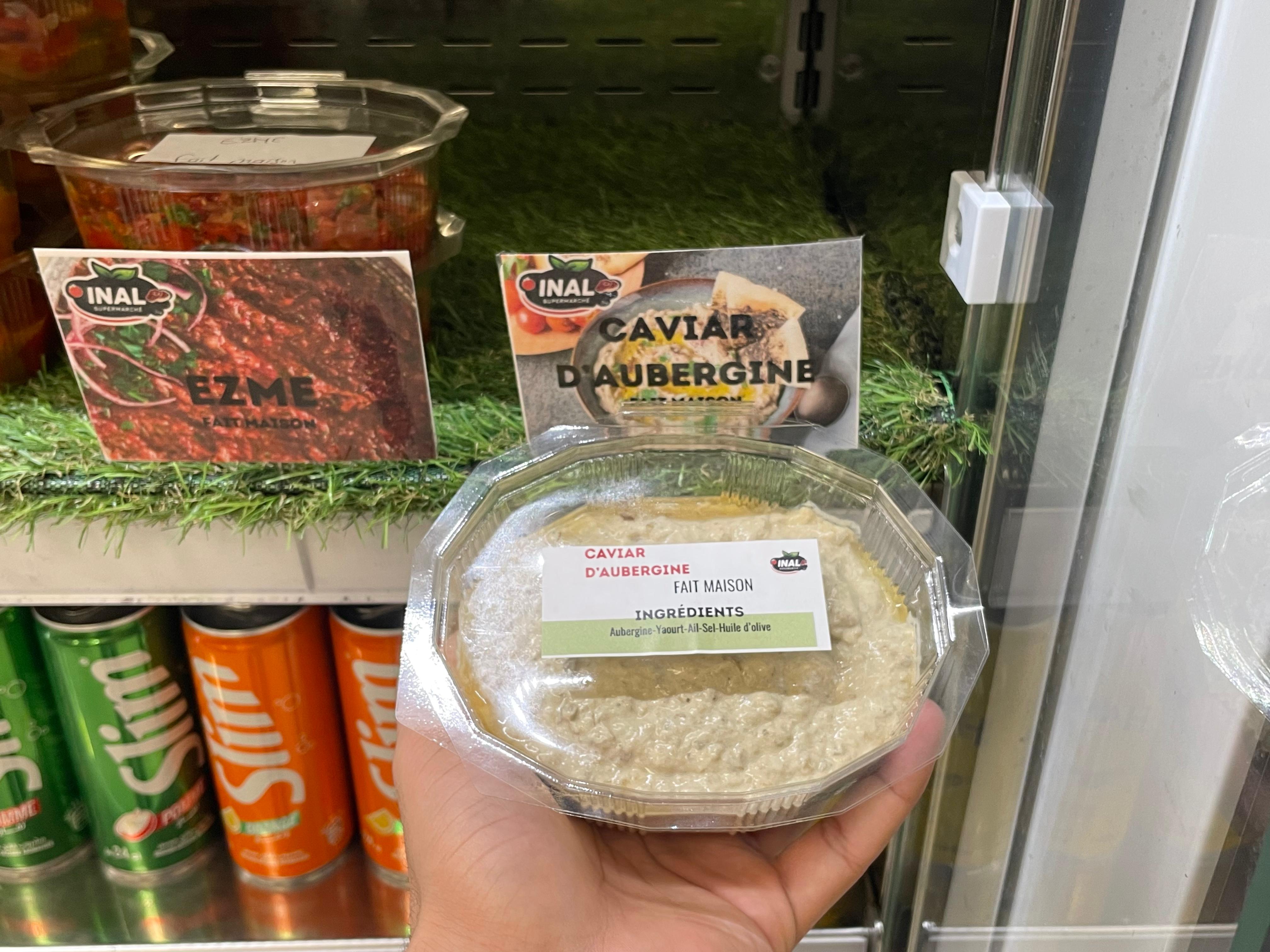 Caviar aubergine velouté raffiné